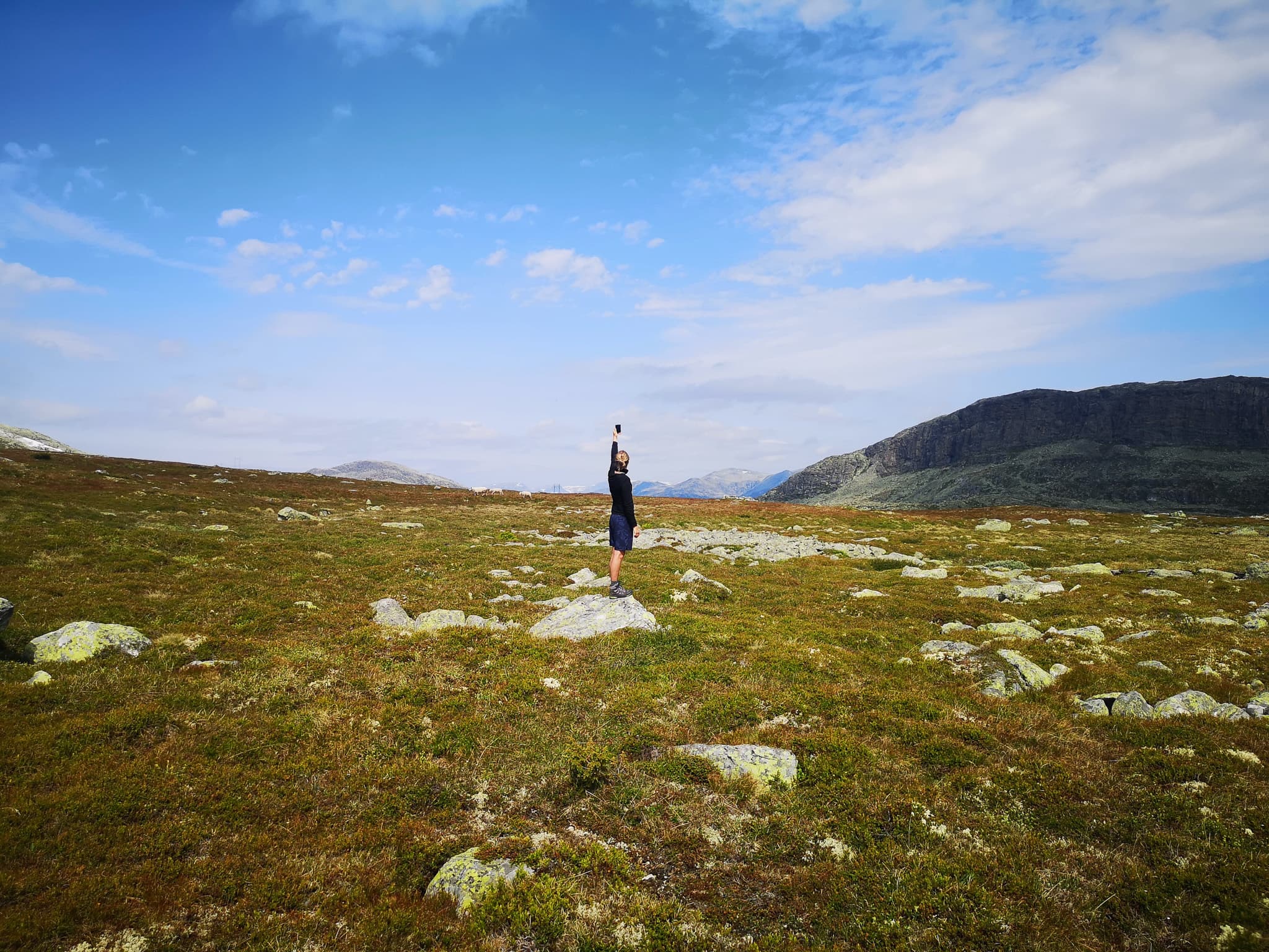 På tur i fjellet